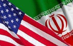 Флаги Ирана и США